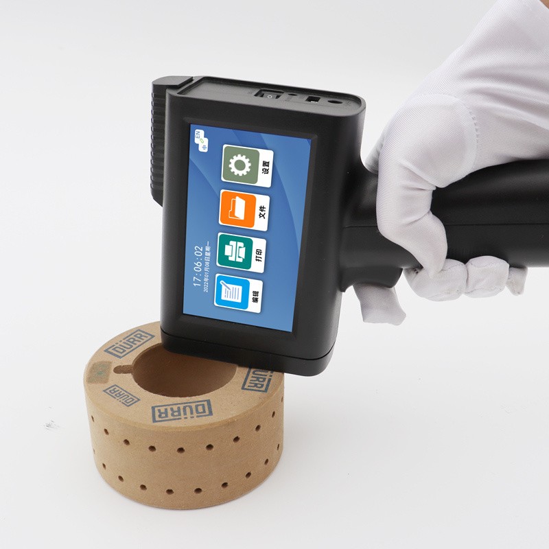 Inkjet Printer Handheld 12.7mm Date Code Expiry Date Coder for Packaging