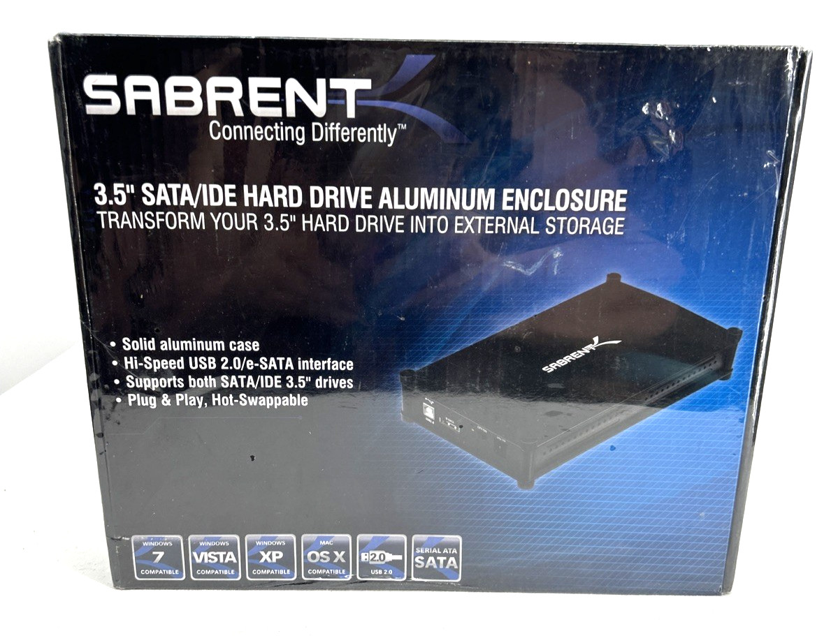 Sabrent 3.5" IDE Hard Drive External storage ECS-STU35K NS B7C