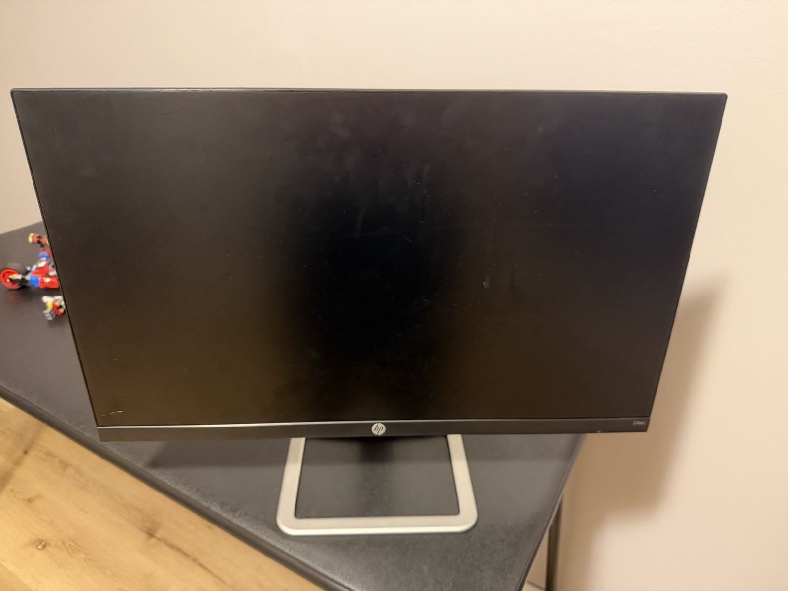 HP Flat Screen Monitor 23-24.9 in 16:9 Black/Silver Stand Power Adapter 75hz
