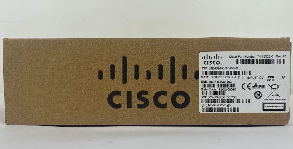 Cisco ME 4600 Series ME4624-ONT-RGW Optical Network Terminal (74-12528-01)