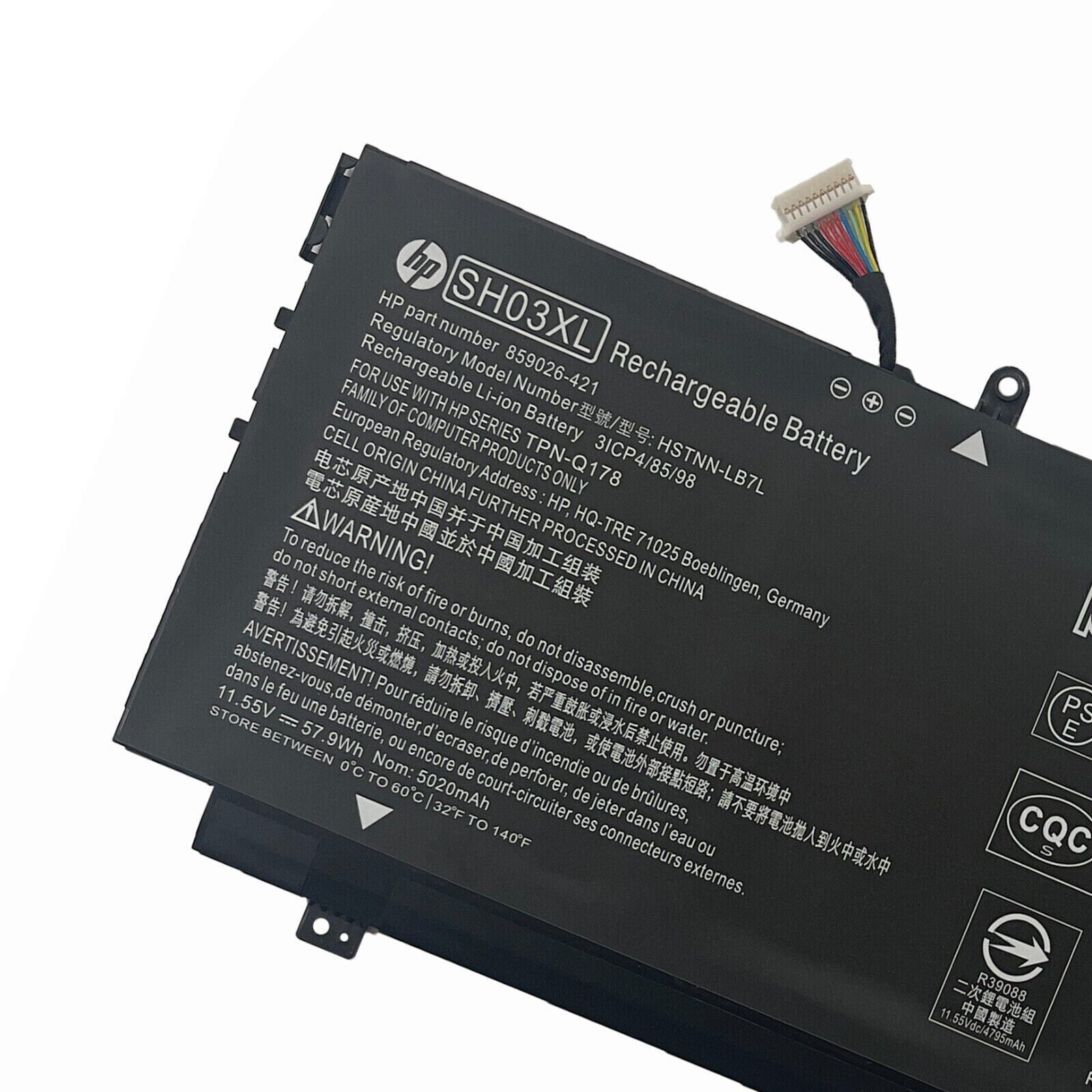 OEM Genuine SH03XL Battery for HP Spectre X360 13-AC0xx 13-AC023DX ENVY 13-AB044