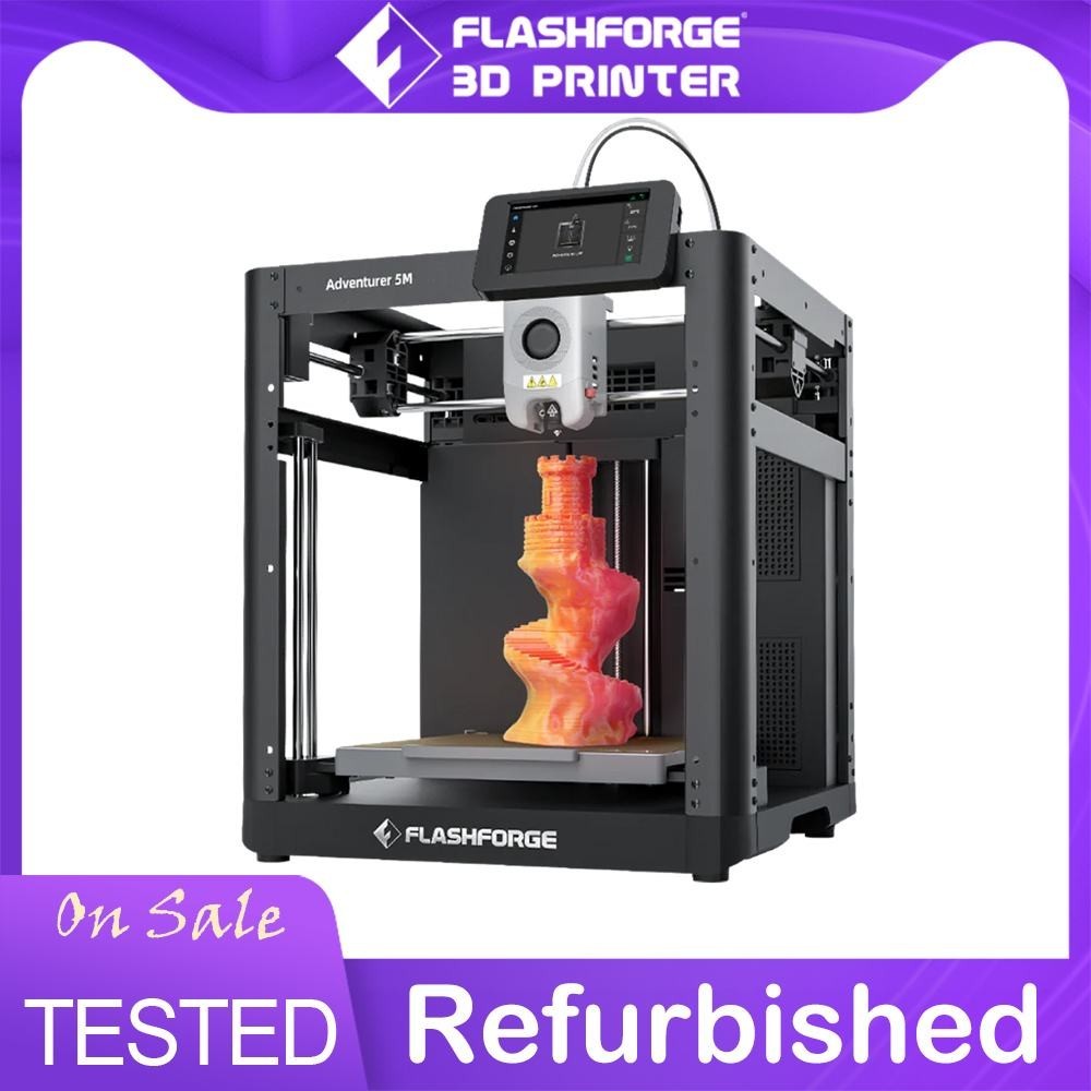 【Repaired】FLASHFORGE 3D Printer Adventurer 5M Core XY Auto Leveling Open DIY US