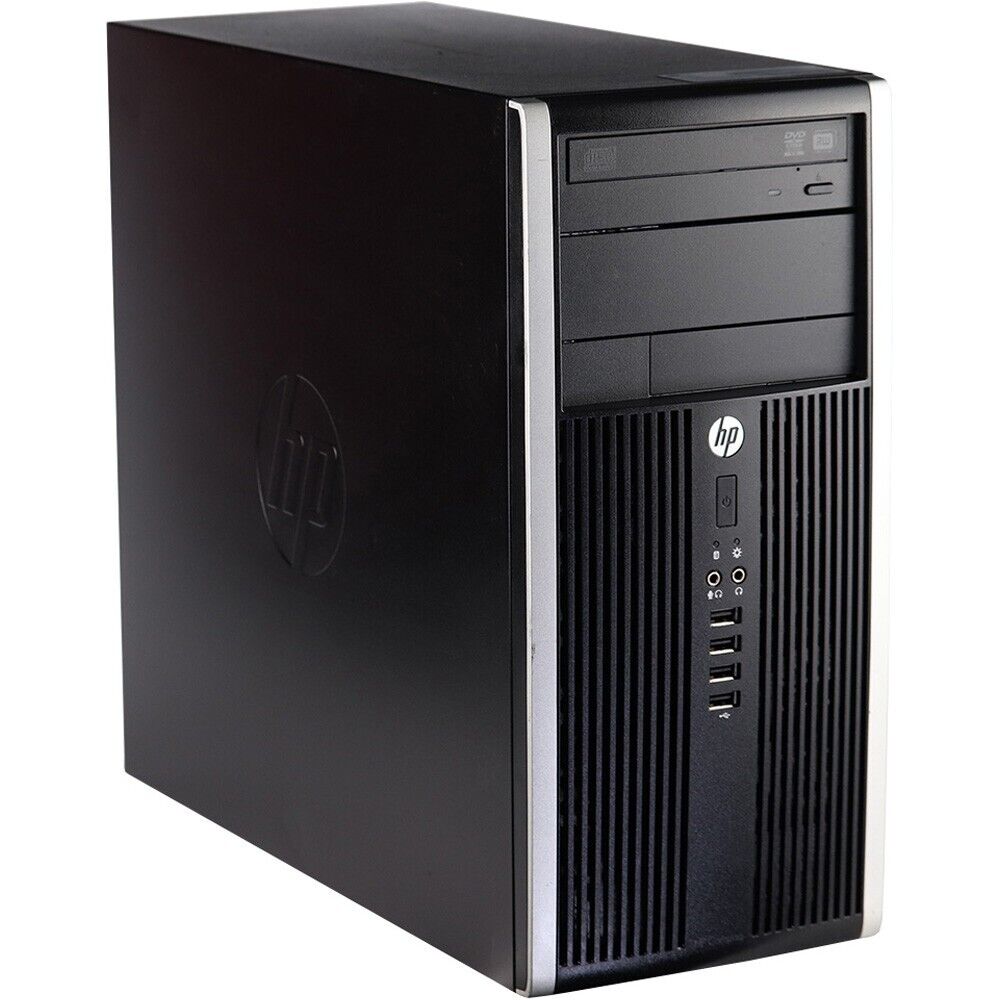 HP Desktop Computer Tower 8GB RAM 250GB HDD Windows 10 Home Wi-Fi DVD/RW