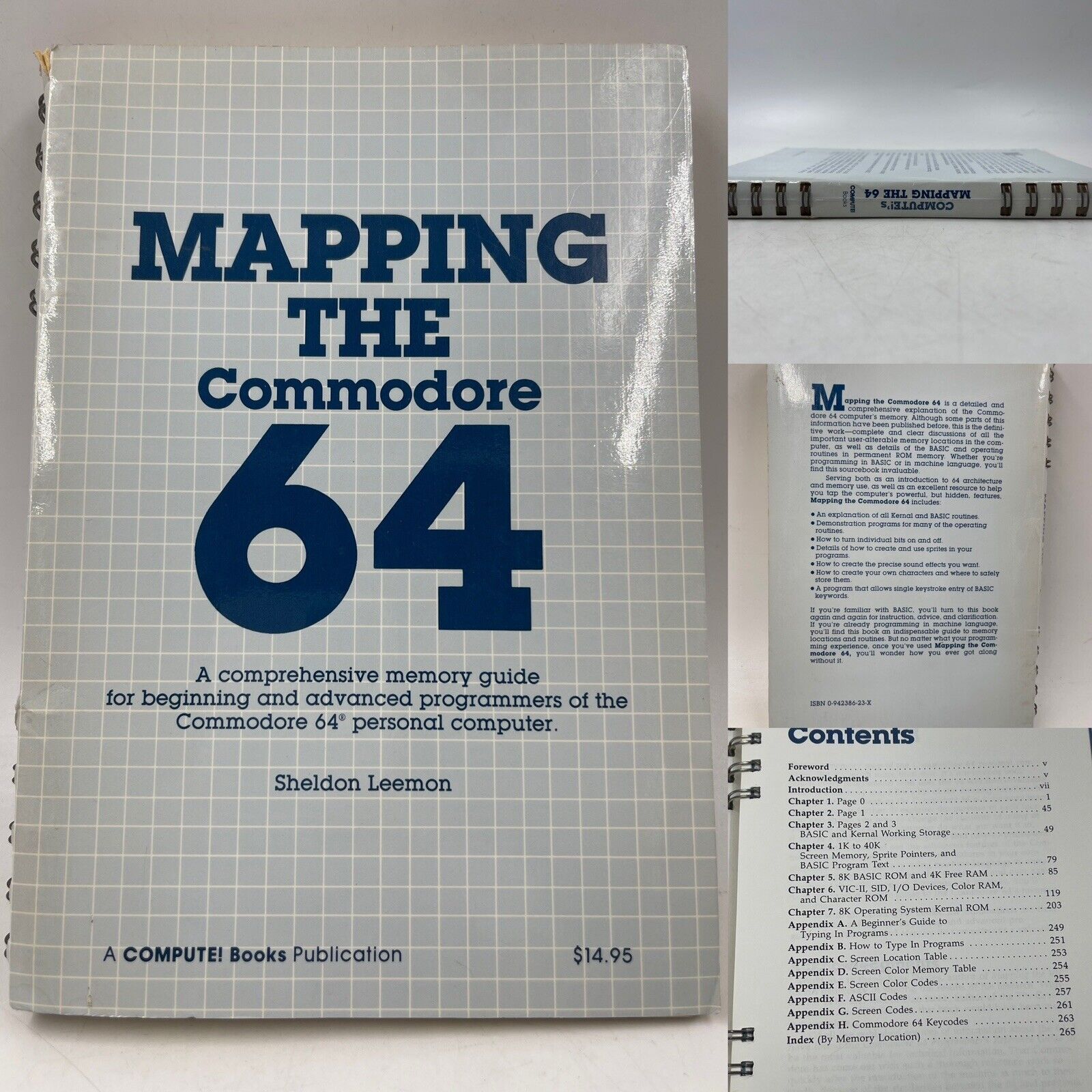 Compute's Mapping the Commodore 64 Vintage Computer Book Barely Used