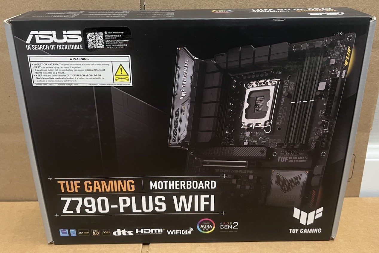 BRAND NEW SEALED ASUS TUF Gaming Z790-Plus WiFi DDR5 LGA1700 ATX Motherboard +