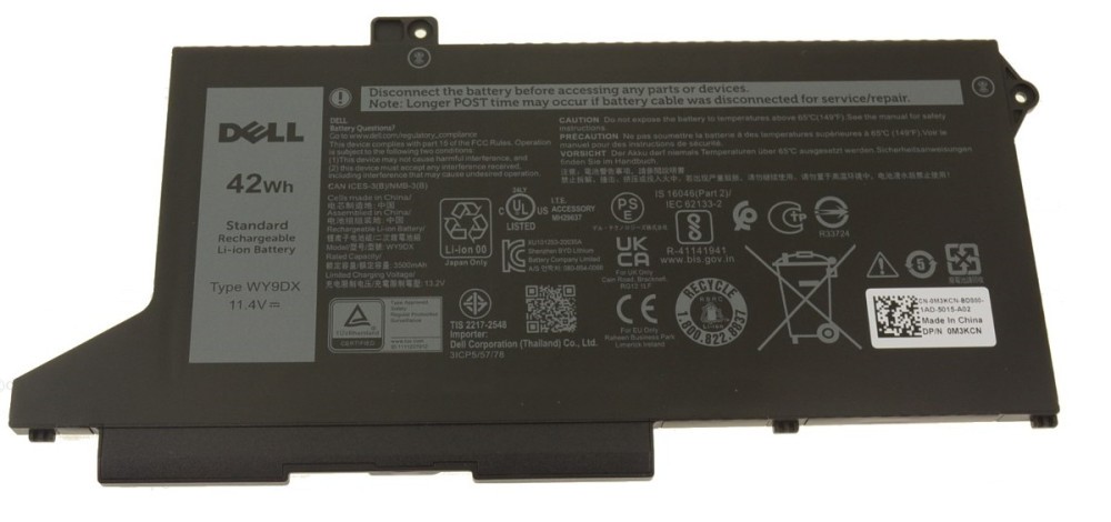 LOT OF 2 NEW OEM Dell WY9DX Battery For Dell Latitude 5420/5520 & Precision 3560