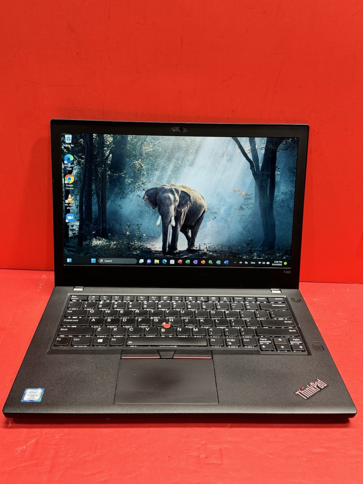 Lenovo ThinkPad T480 14'' 8th i5-8250U 1.6GHz 8GB RAM) 256GBSSD  Windows 11pro