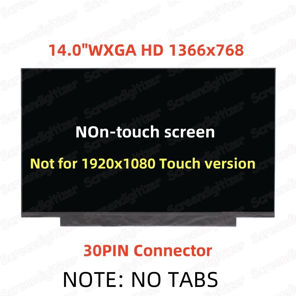 For HP 14-DQ0052DX 30 Pins Screen Replacement LCD LED Display