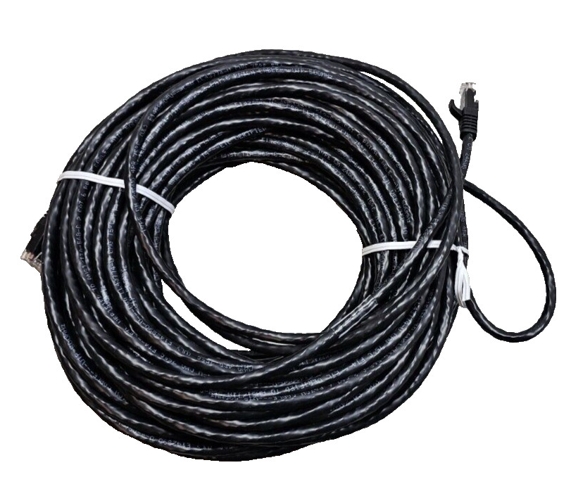 1000ft Legrand Cat6 Ethernet Network Lan Cable, Black, Booted, RJ45 (10x100ft)