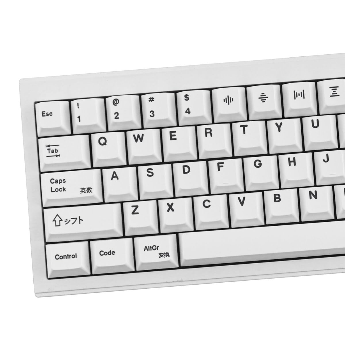 135 Keys PBT Keycaps Cherry Profile DYESub White Theme Minimalist Style Suita...