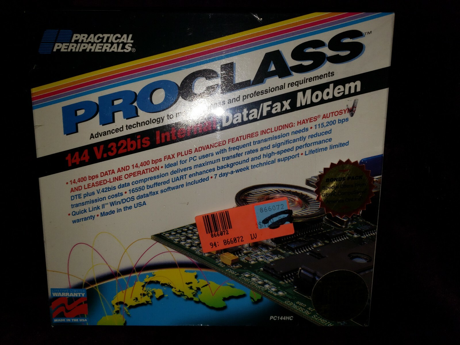 PRACTICAL PERIPHERALS PROCLASS PC144HC  " NEW AND SEALED"