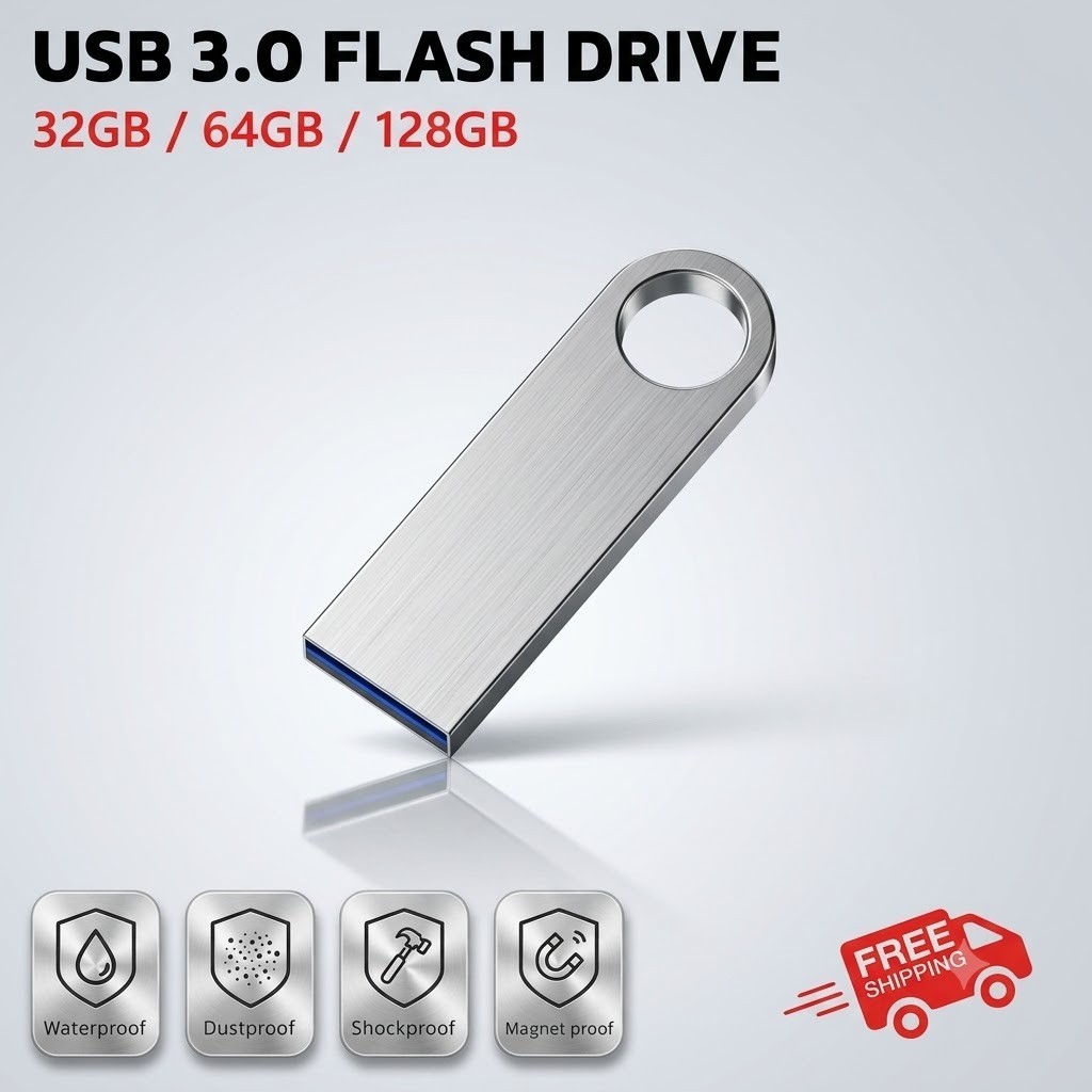 USB 3.0 Flash Drive 32GB 64GB 128GB Memory Stick Thumb Drive - BRAND NEW