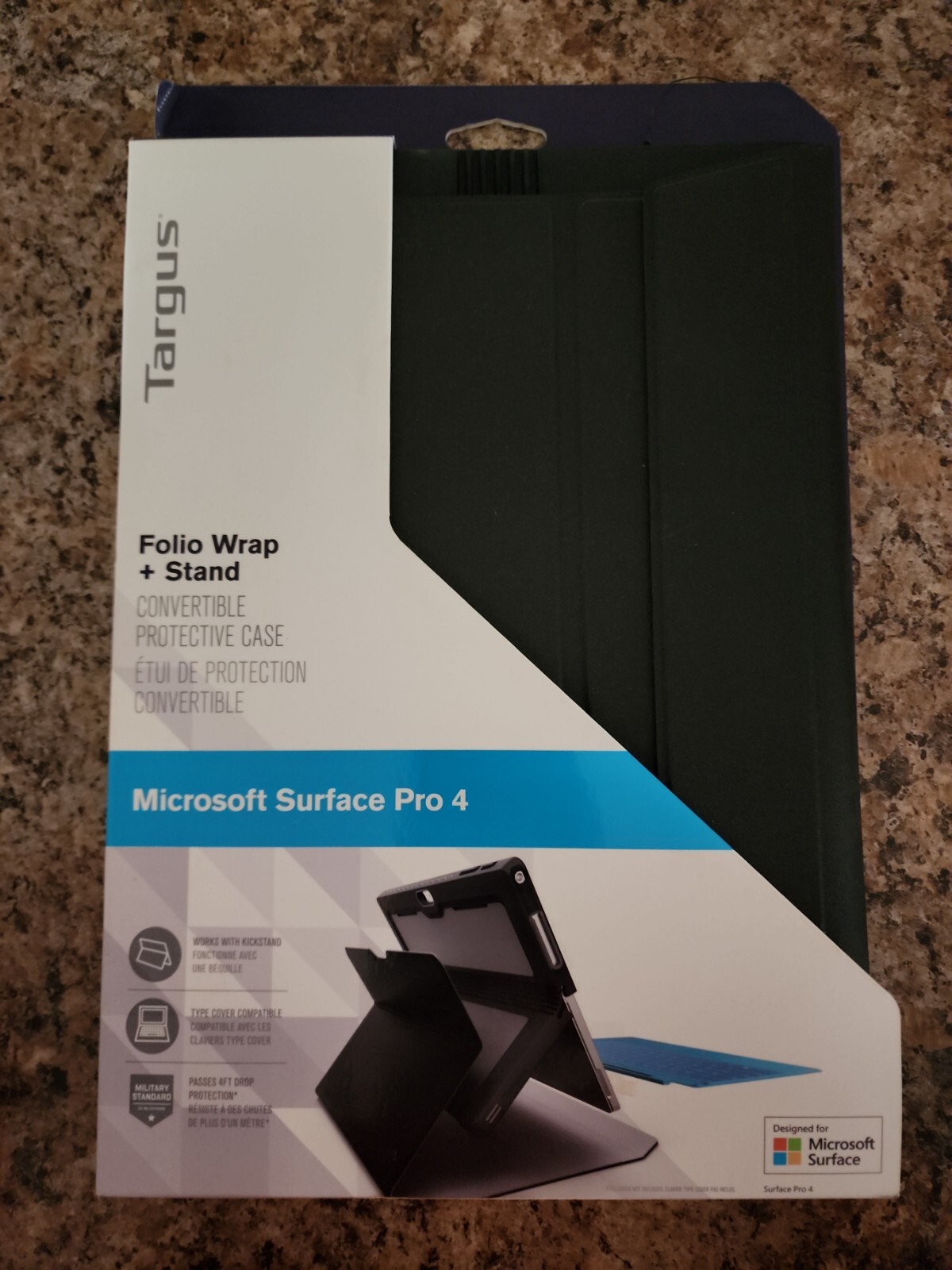 Targus Folio Wrap+Stand Microsoft Surface Pro 4 New.
