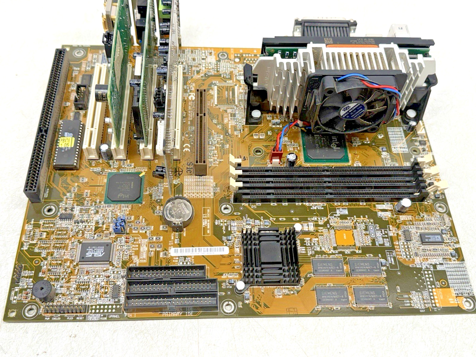 Vintage ASUS P2B-VT Computer Motherboard Circuit Board Modem Sound Ethernet Card