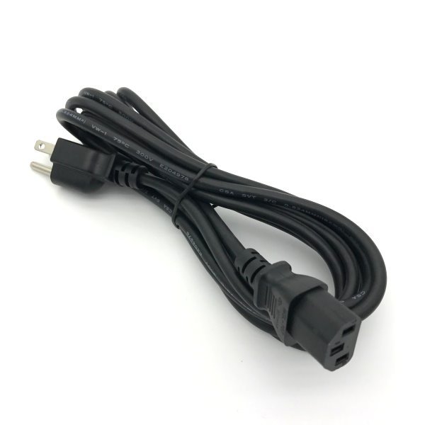 10FT Universal 3 Prong AC Power Cord Cable 18AWG for Computer Printer Monitor TV