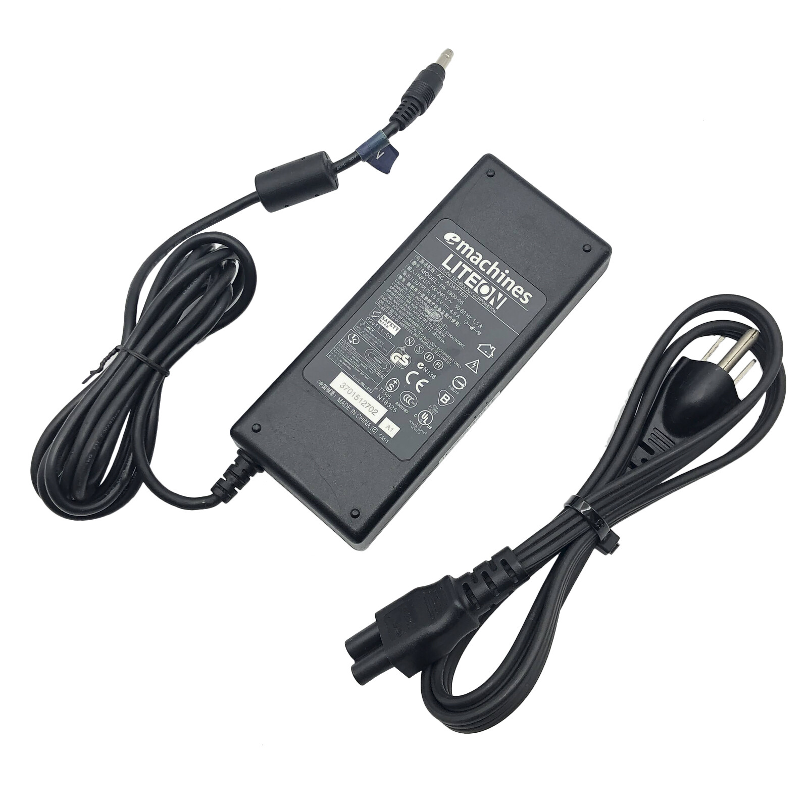 Genuine LiteOn PA-1900-05 AC/DC Power Supply Adapter Charger 18.5V 4.9A 4.8mm