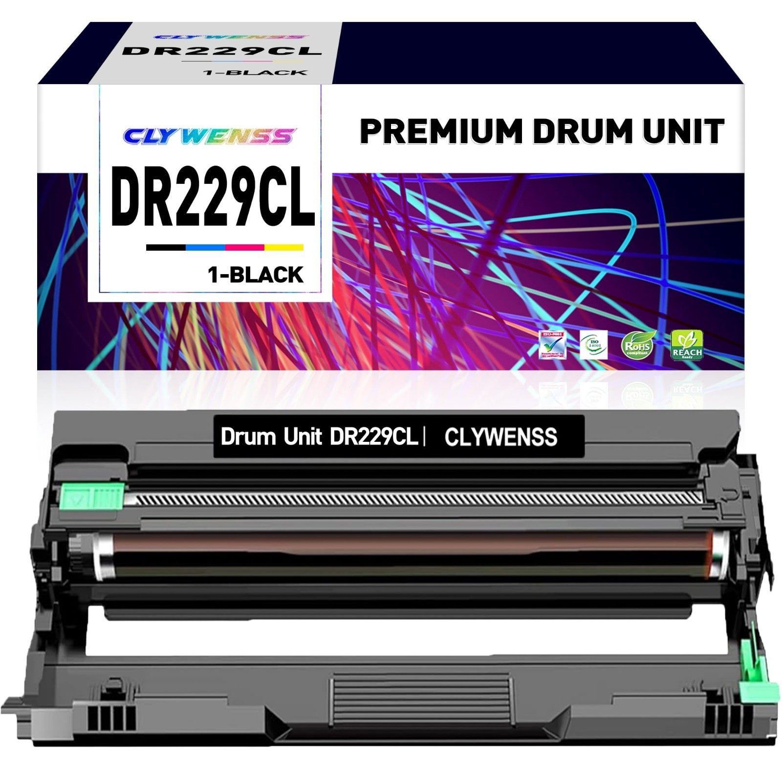 Brother CLYWENSS DR229CL Black Drum Unit MFC-L3780CDW HL-L3220CDW