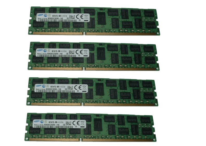 64GB (4x 16GB) 12800R RAM Memory For HP Proliant DL360 DL380 DL580 G6 G7 G8