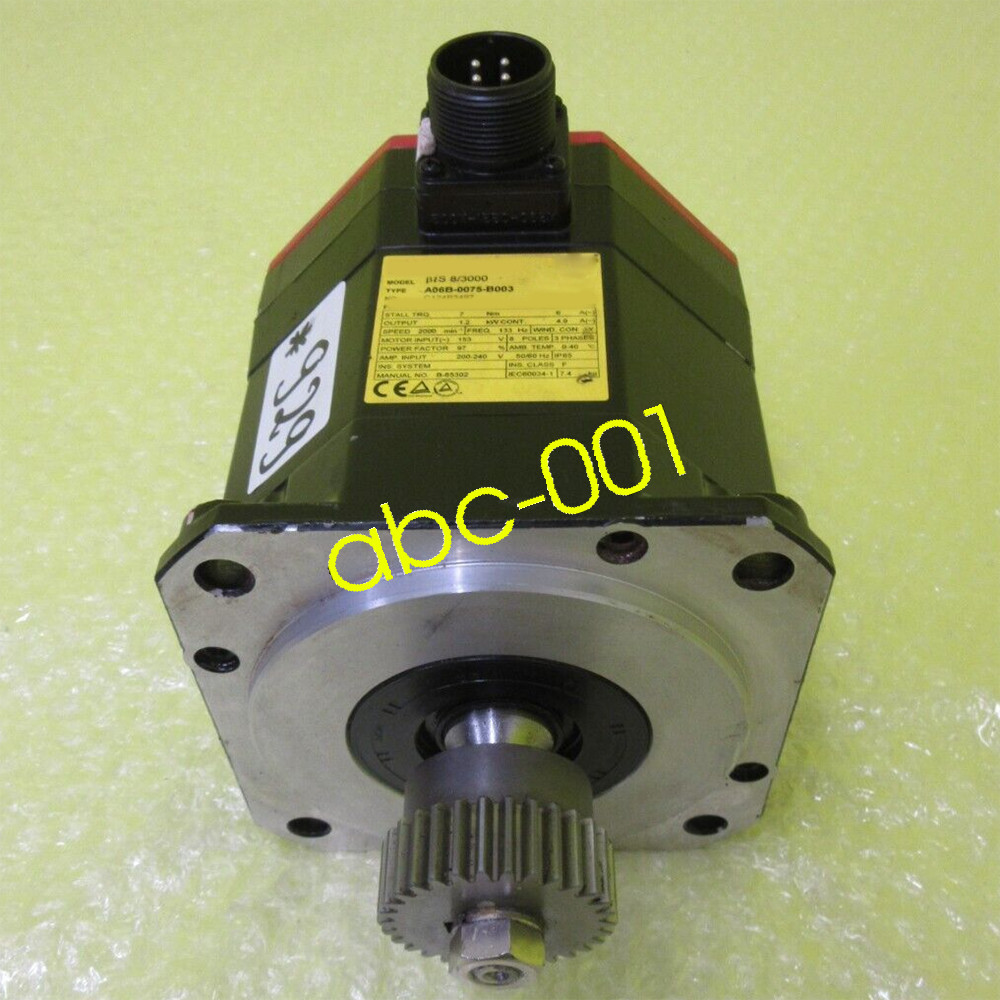 For FANUC A06B-0075-B003 A06B0075B003 Servo motor DHL/FedEx