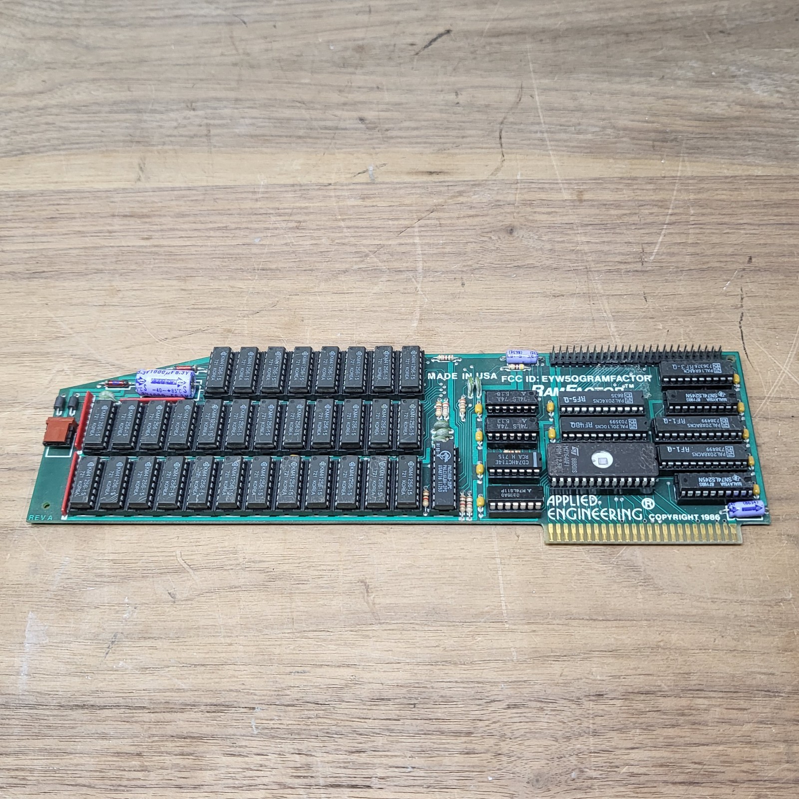 Applied Engineering RAMFactor 1MB RAM Memory Expansion Card Apple II Vintage