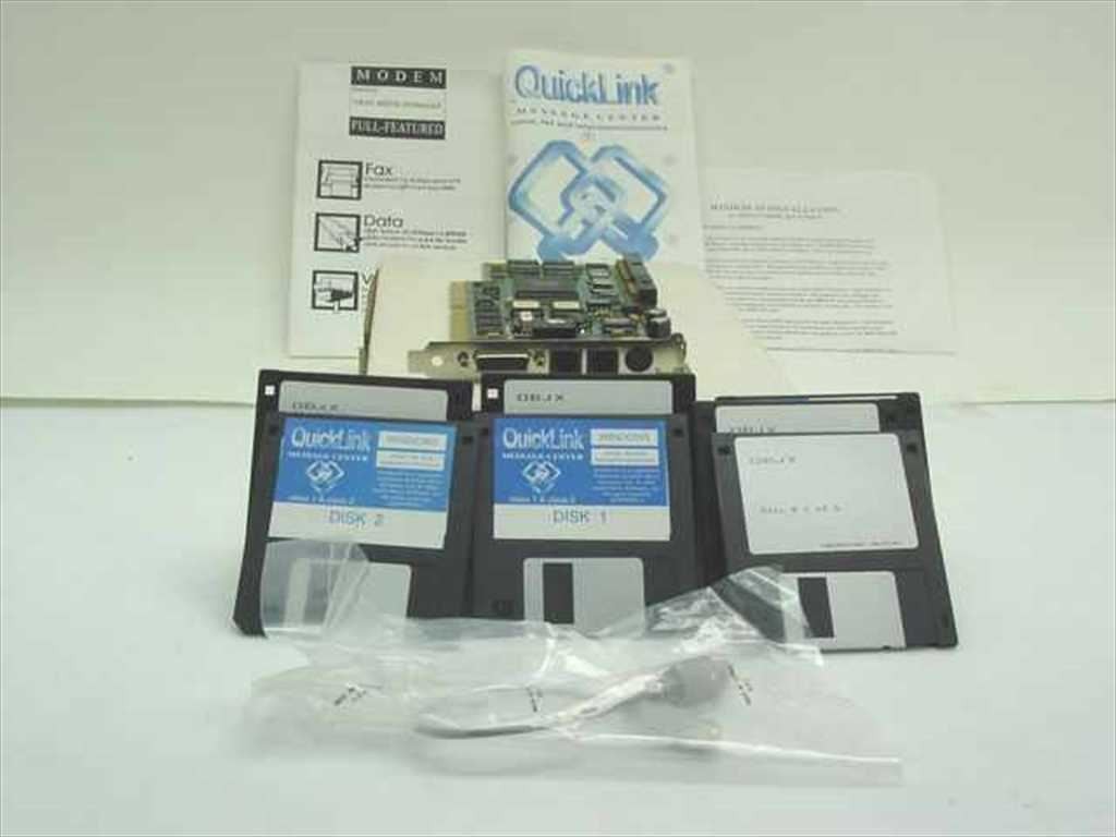IBM MWave Objix 28.8 Kbps ISA Modem Card Windows 95 QuickLink Fax Data Voice
