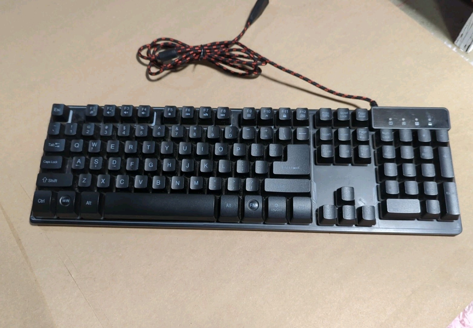 Skytech Gaming Keyboard K-1000 RGB Rainbow BackLit Full Size Keyboard M14