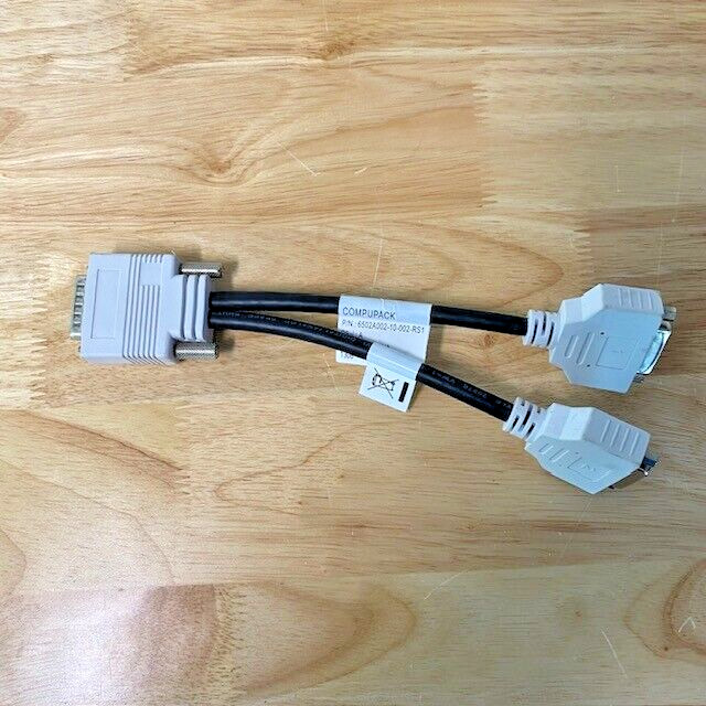 Genuine Compupack Monitor DMS-59-M to 2-DVI Cable  6502A002-10-002-RS1