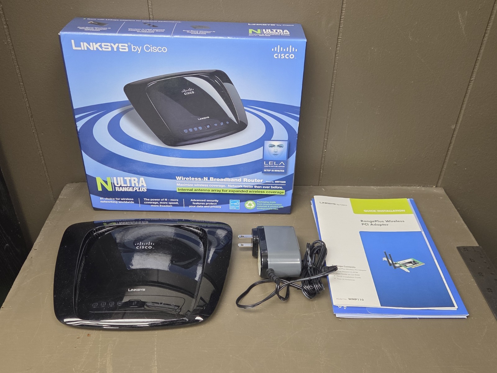 Linksys WRT160N-V2 Wireless-N Broadband Router    RL75