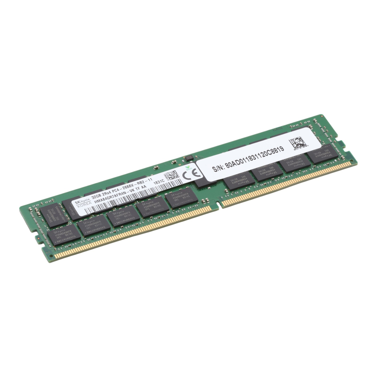 SKHynix 32GB 2Rx4 PC4-21300V DDR4 ECC RDIMM HMA84GR7AFR4N-VK Server RAM Memory