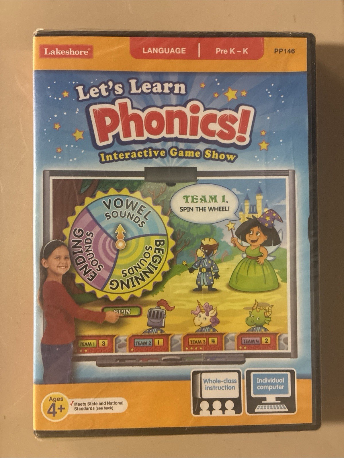Lakeshore Let's Learn Phonics Interactive Game Show, Reading & Language NEW