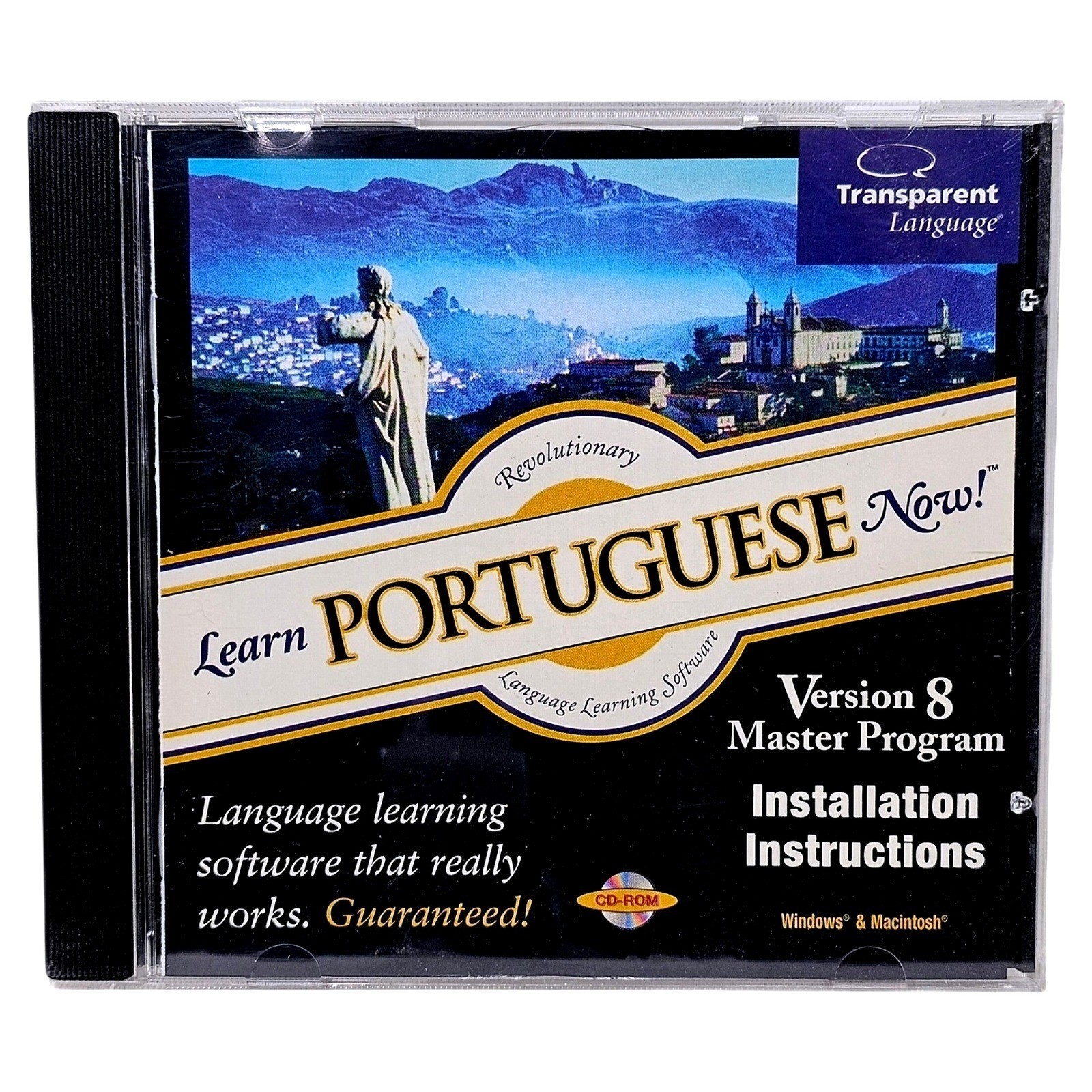Learn Portuguese Now Version 8 Master Program CD-ROM Transparent Language PC