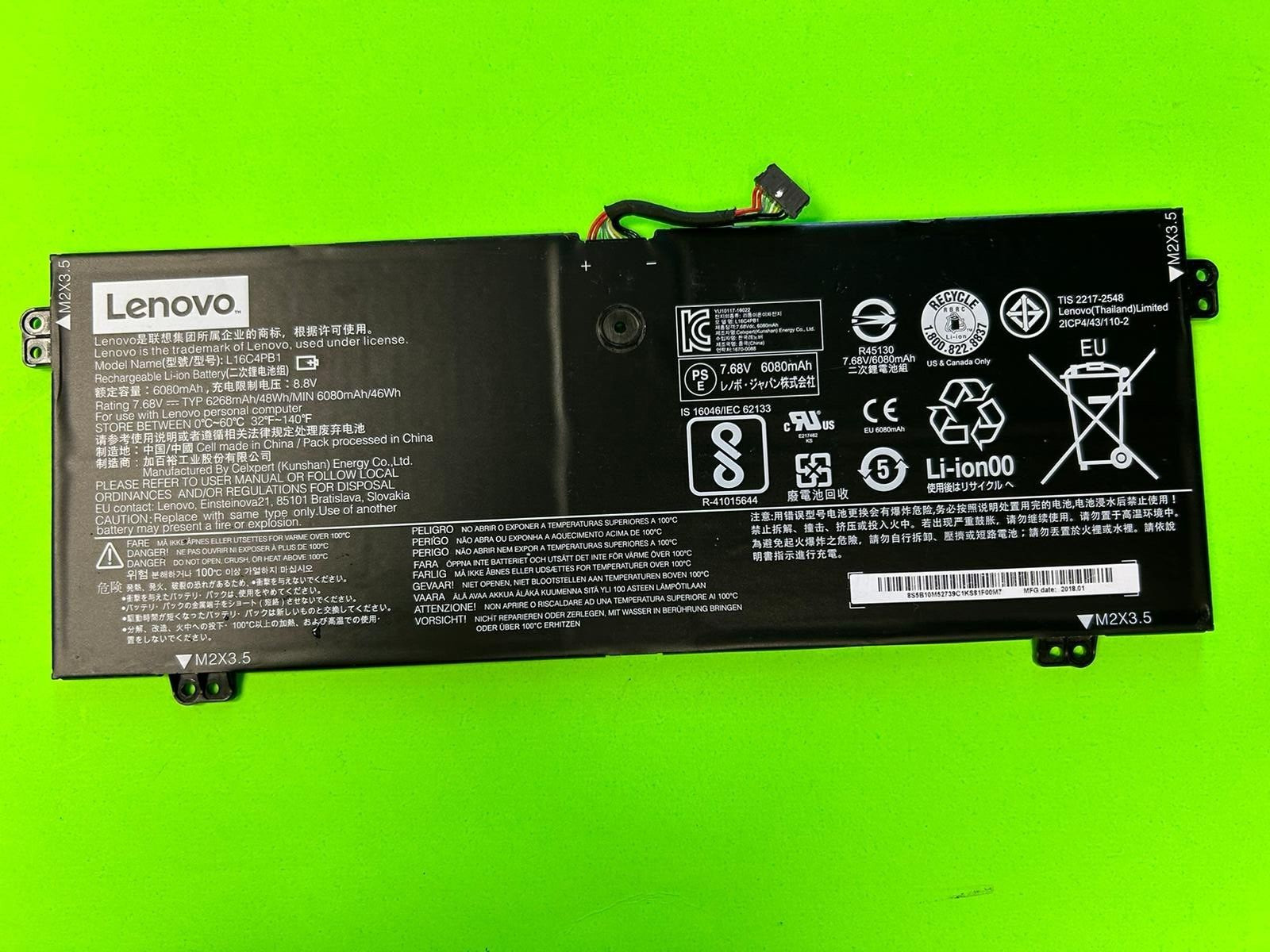 L16C4PB1 L16L4PB1 L16M4PB1 Battery For Lenovo YOGA 720-13IKB 730-13IKB 46Wh HH