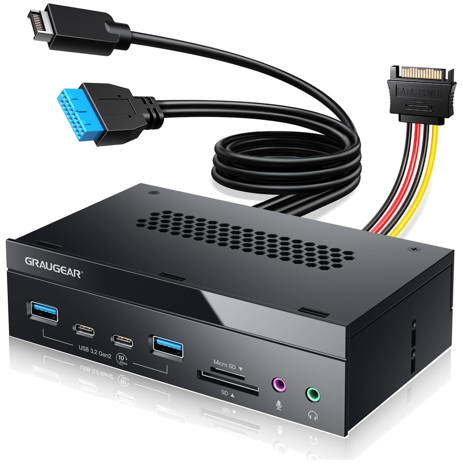 5.25" Front Panel USB Hub