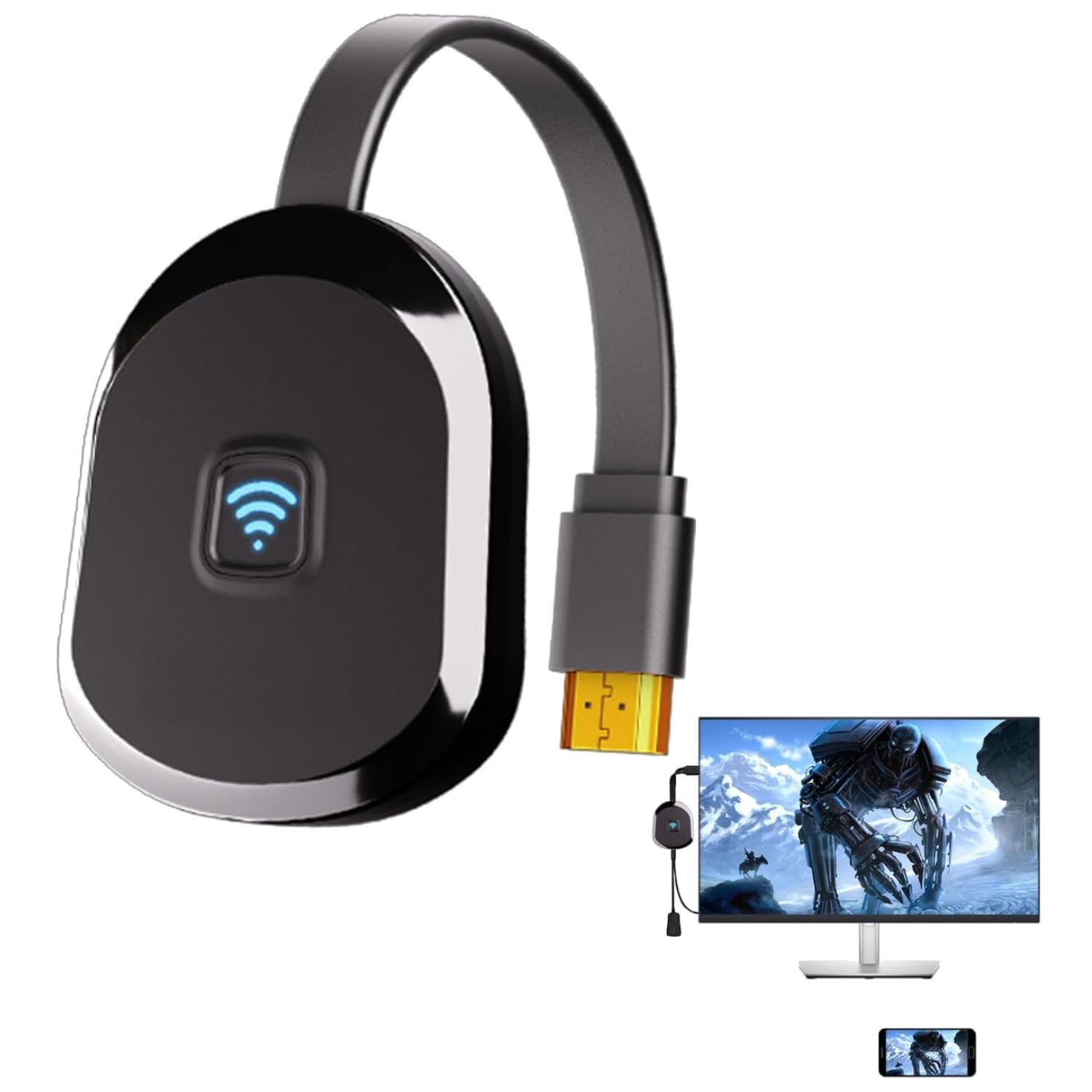 Portable Wireless HDMI Adapter for Smartphone Tablet