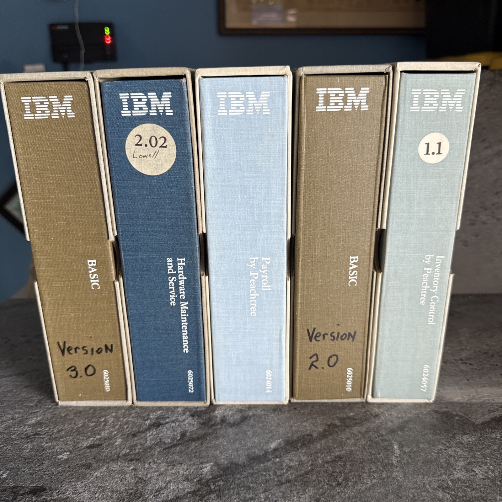 Vintage 1980s IBM PC Reference Library: DOS, BASIC & Technical Reference Manuals