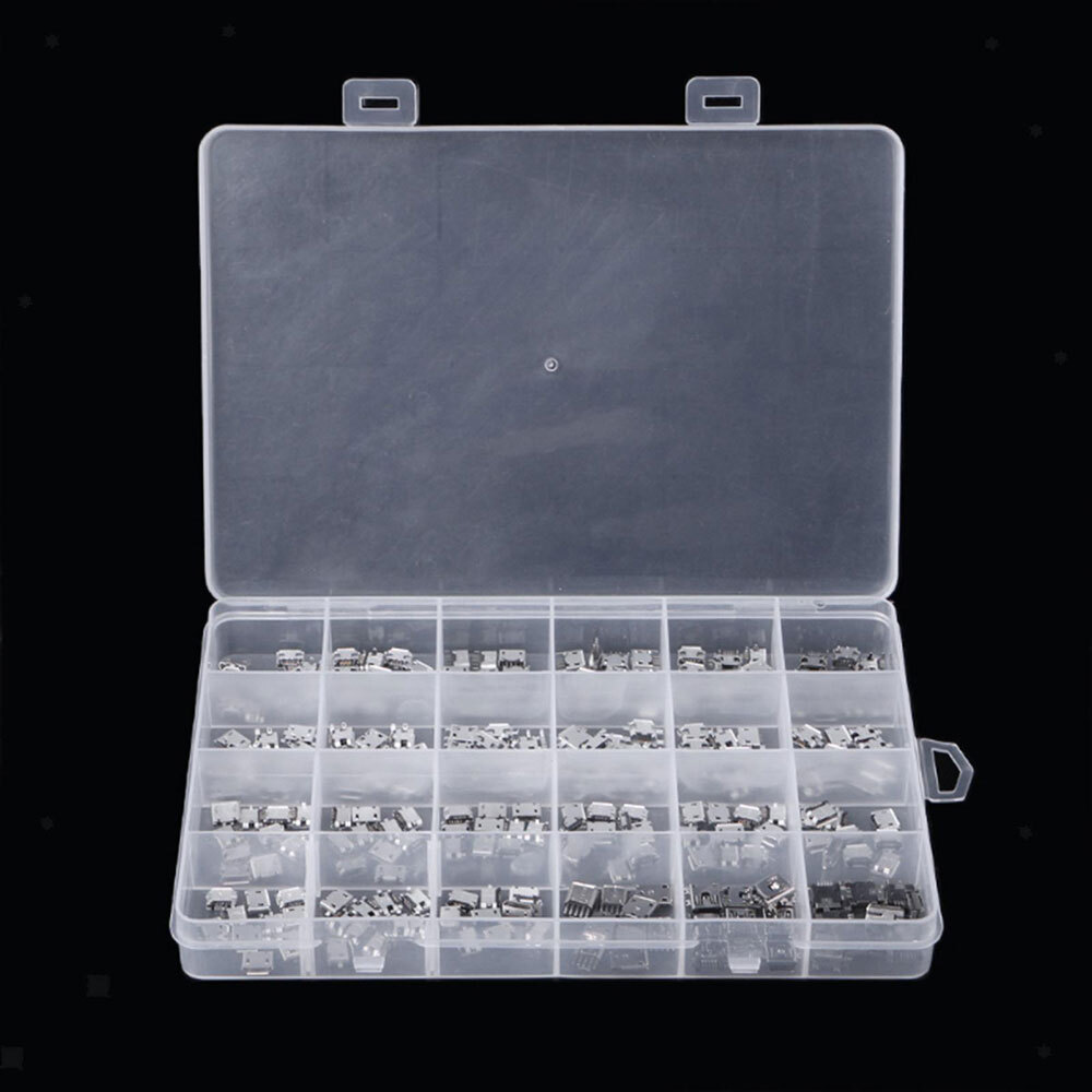 24 Models Micro USB 5Pin Socket Connector Port Replacements USB Connectors USA