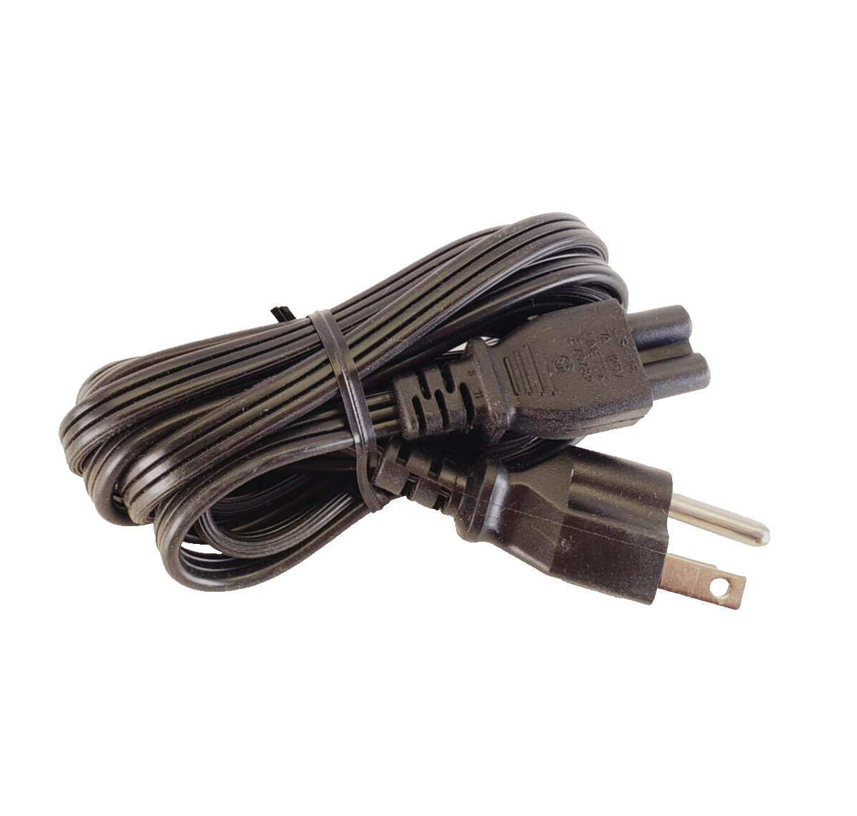 125V-7A 3-Prong AC Power Cord - Black
