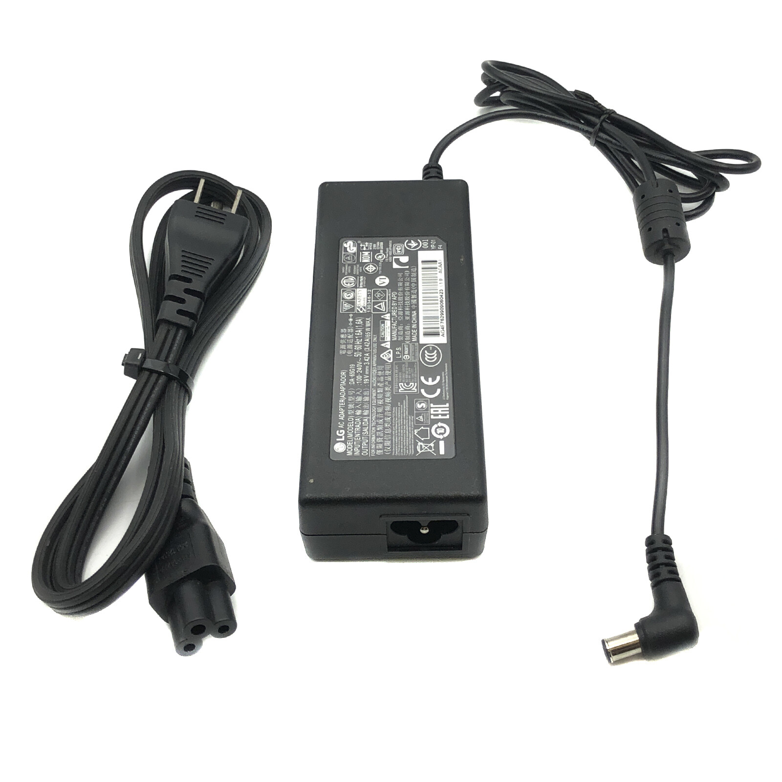 NEW Original LG AC Adapter Chromebase DA-65G19 Monitor Power Supply 65W