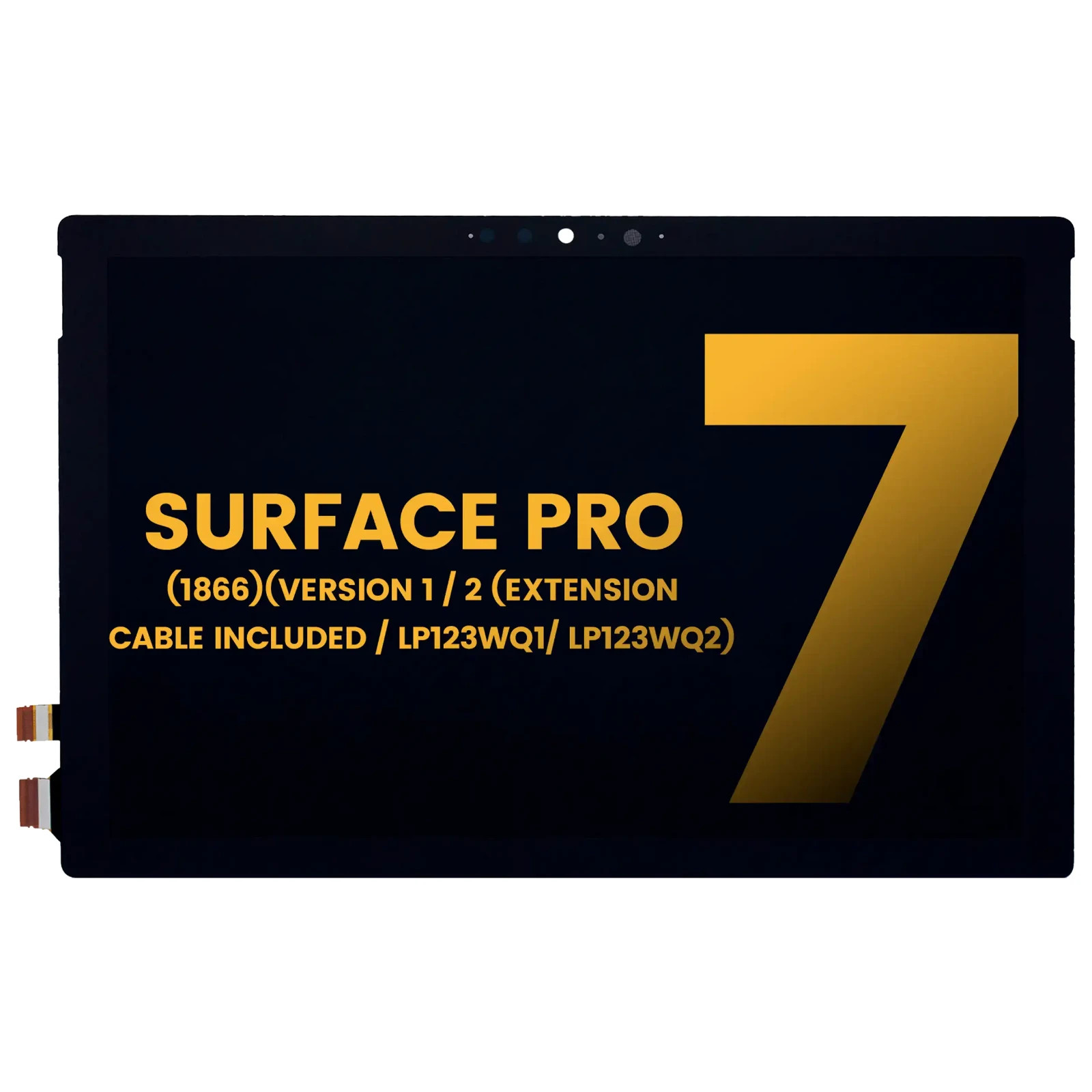 Original For Microsoft Surface Pro 7 LCD Display (LP123WQ2) Ext Cable Included