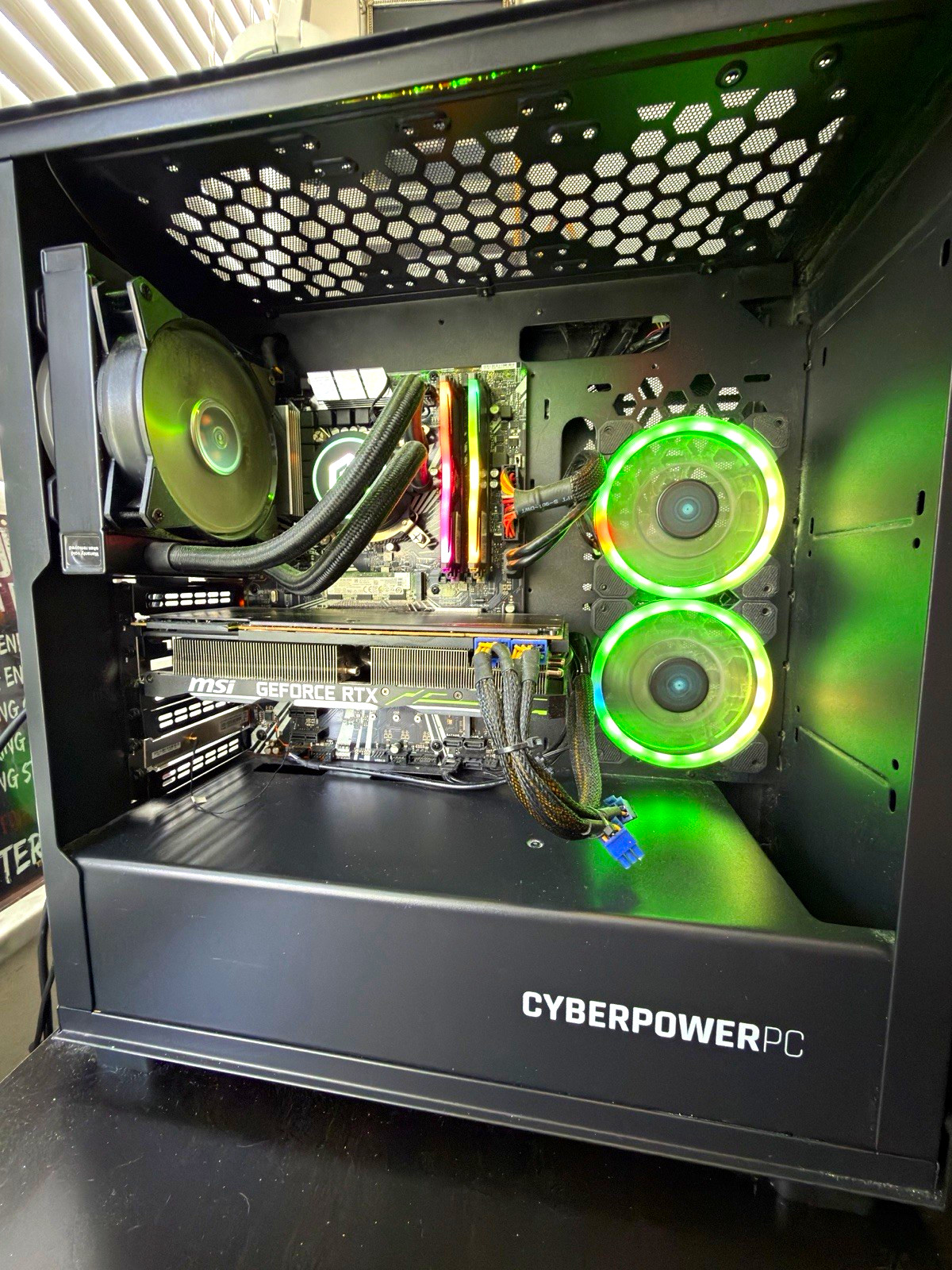 CyberPower PC GeForce RTX 2080 Ti Intel Core i9-9900k Liquid Cooled