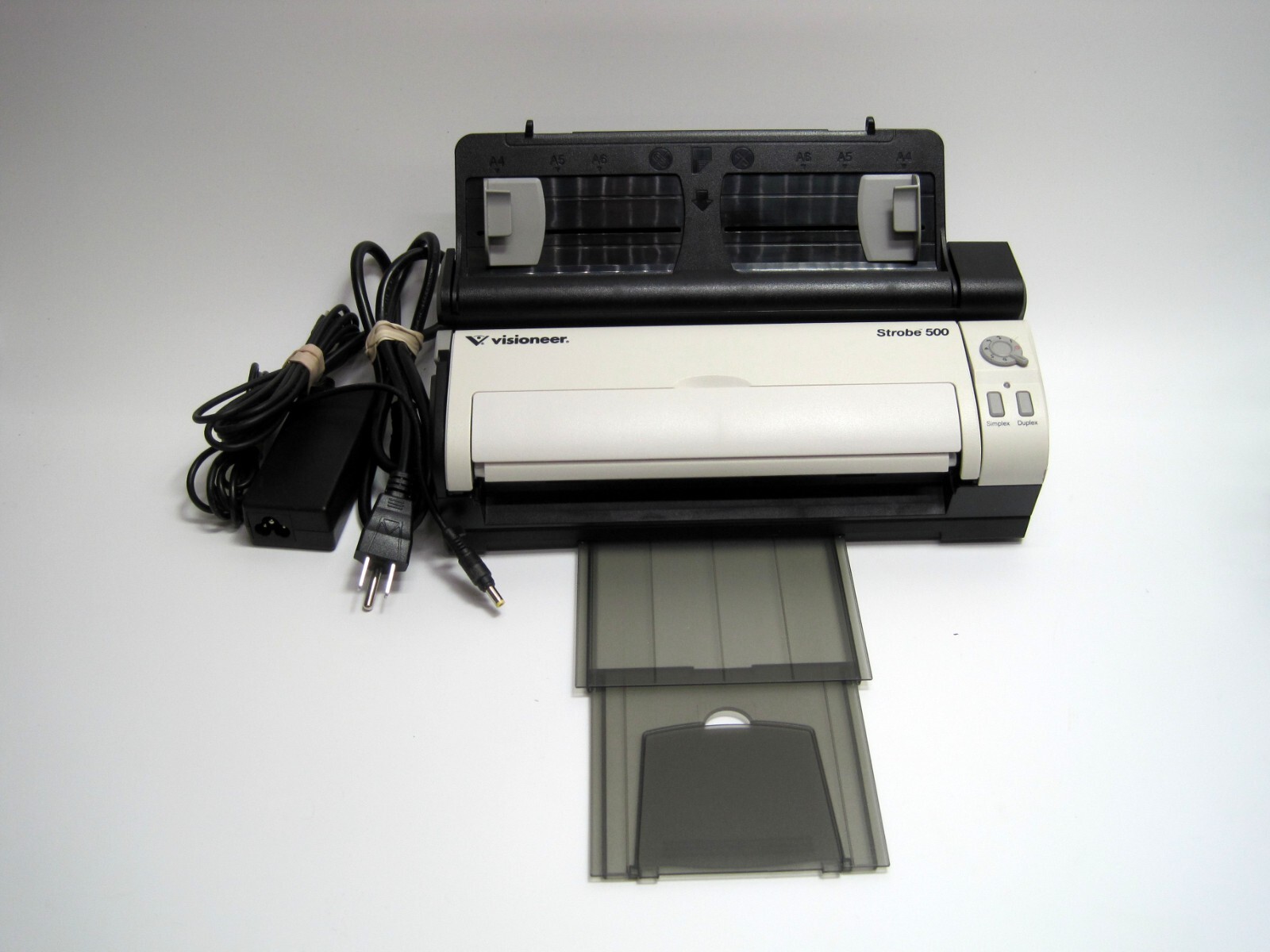Visioneer Strobe 500 STROBE Scanner & Docking Station W/Power Supply + USB