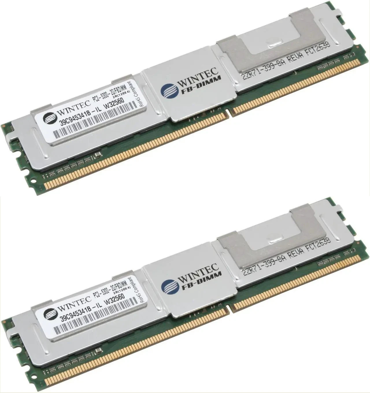 Wintec 4GB 2x2GB 2Rx4 PC2-5300 DDR2-667MHz FB-DIMM ECC Intel Xeon Server Memory
