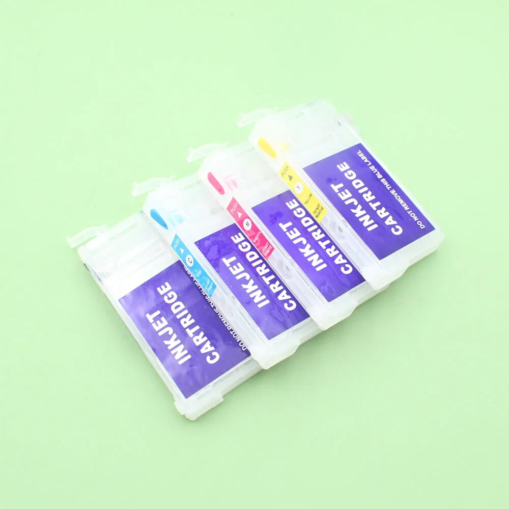 4pcs Refillable Ink Cartridge For Eps T3100 T5100 T3170 T3160 SC-T5100 Printers