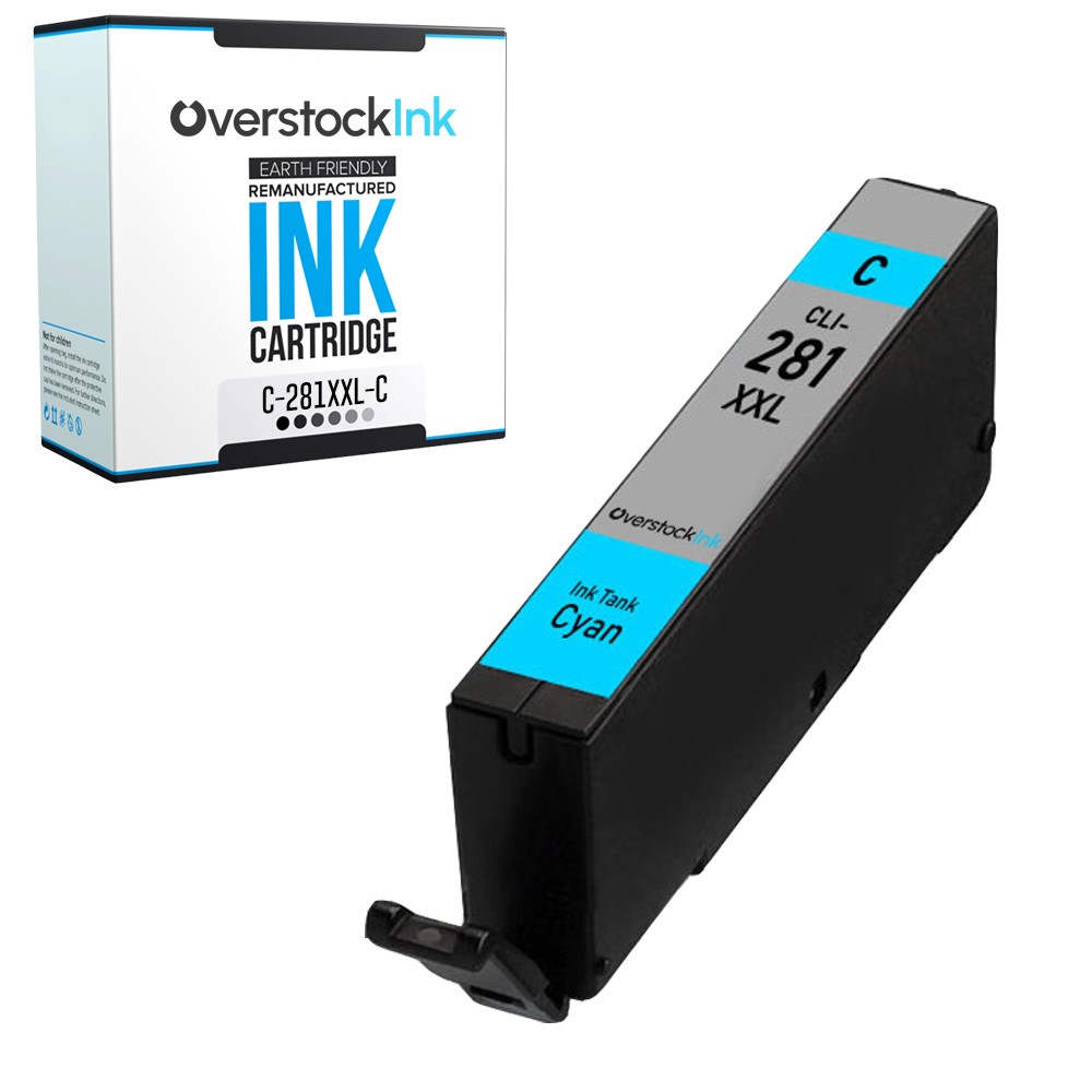 1PK Compatible OSI 281XXL Cyan Ink for Canon PIXMA TS9520a TS9521C TR7520 TR7620