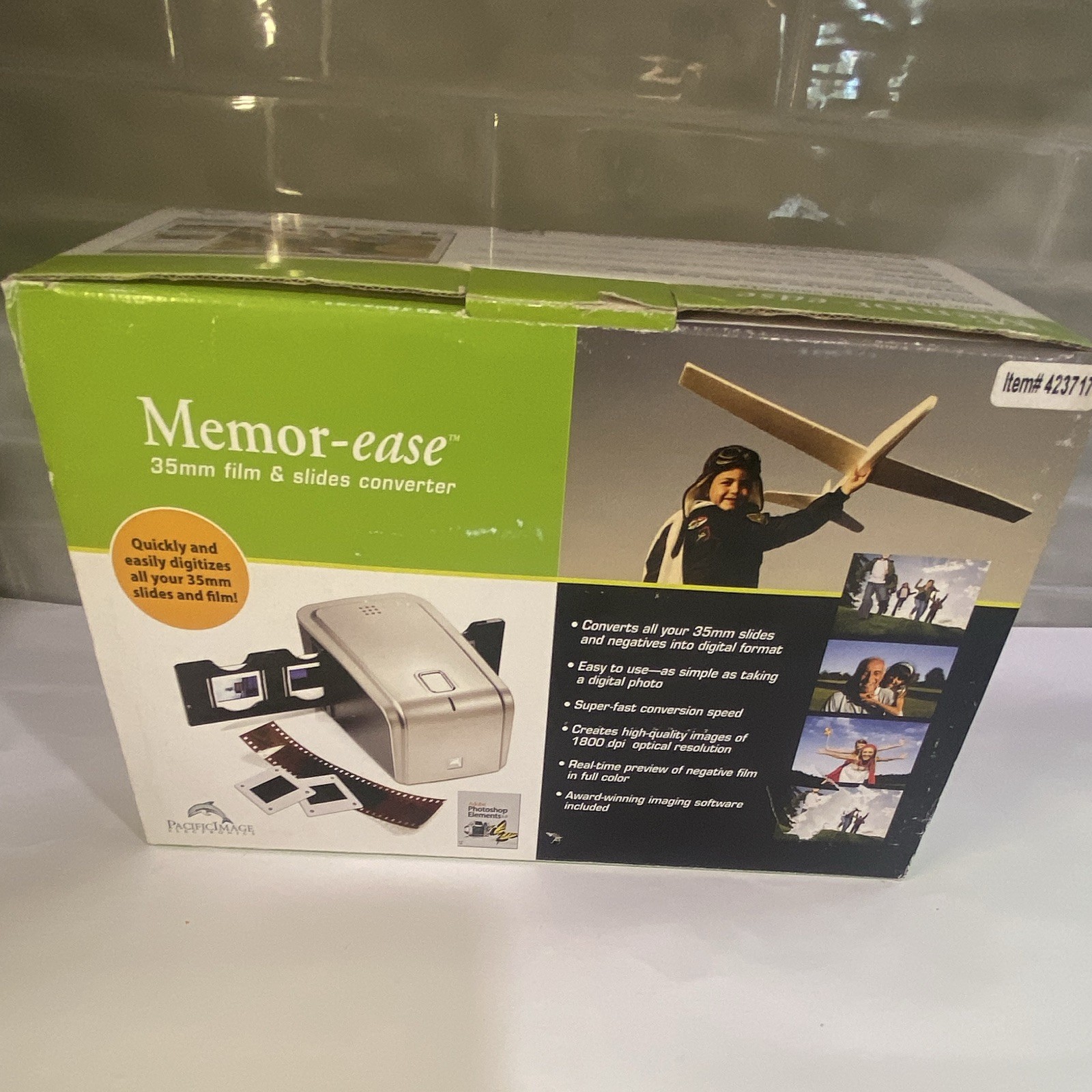 Pacific Image Memor-ease MEMOR-EASE PLUS 35mm Slide & Film Scanner 1800dpi