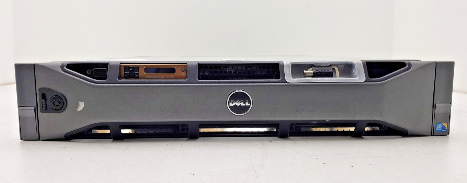 Dell PowerEdge R710 2U Rack Server Dual Xeon E5530 96GB DDR3 RAM No HDD Tested