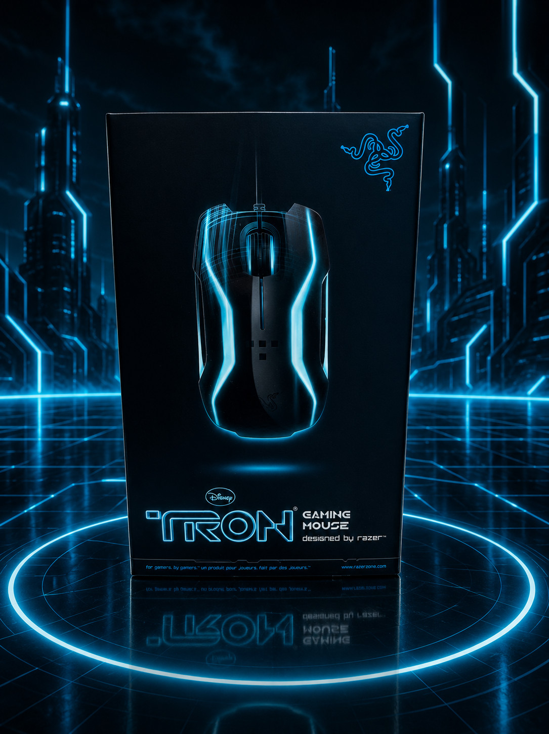 Disney TRON LEGACY RAZER Gaming Mouse New Never Used ADULT COLLECTOR