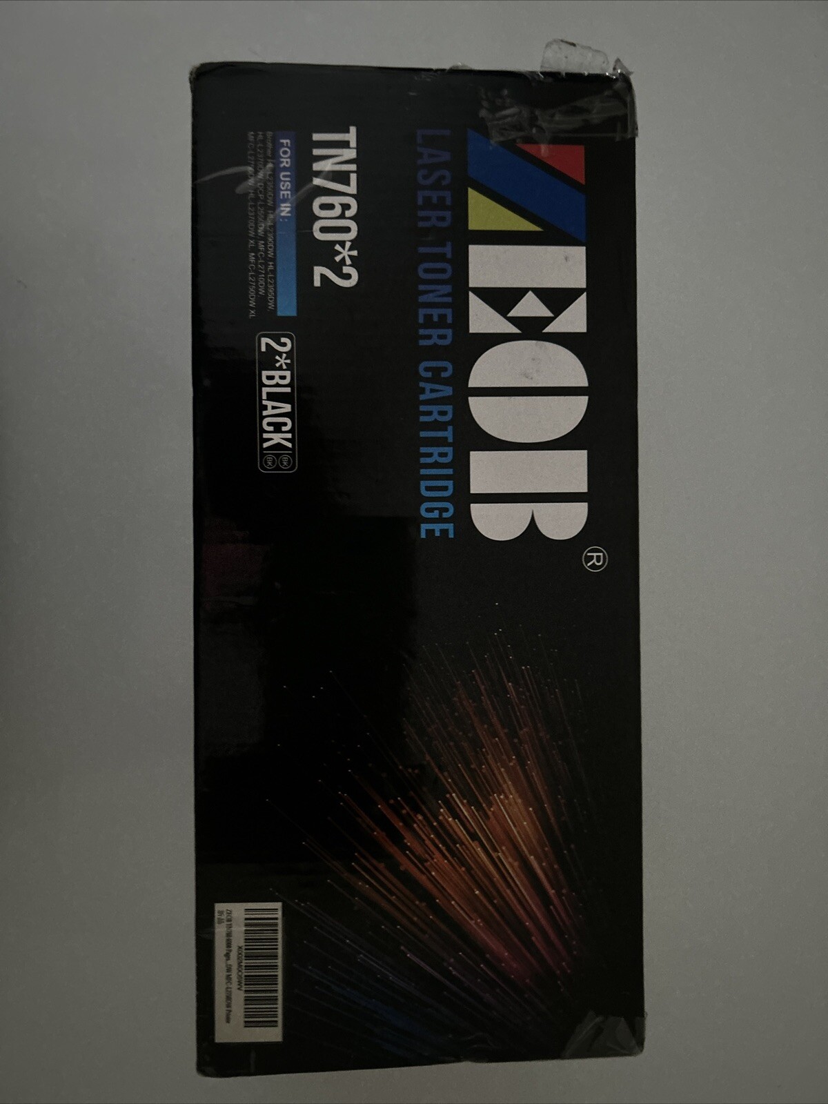 ZEOB TN-760 Replacement Toner Cartridge - Black