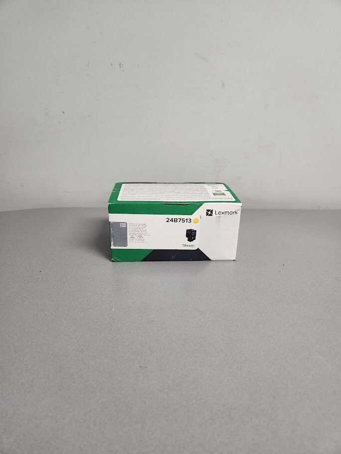 Lexmark 24B7513 Yellow toner cartridge C4342 C4352 in Retail Packaging