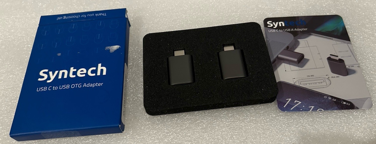 Syntech MARK3 USB Type C Male To USB Adapter (2 Pack)